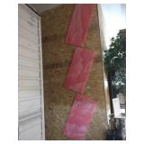 3 pc wall art 16X32" multi color pinks