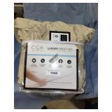 CGK Luxury sheet set Split king