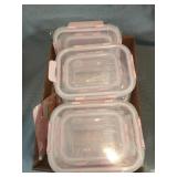 Crest 10 pc. Glass food storage containers