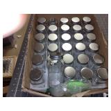 30 spice jars w/tags and sprinkle lids