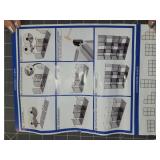 Cubicle style shoe cabinet