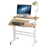 749030 Rolling computer desk
