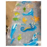 Bath tub matt, wall stickers soft matt