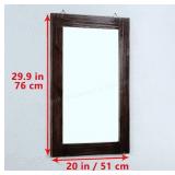 193002 MBQQ Rustic flat Retro frame