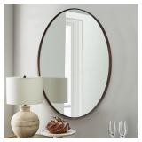 170066 Andystar Bronze oval framed mirror