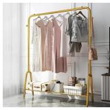 X002UEU5V9 Gold Garmet organizer storage shelf