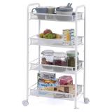 Rolling basket craft cart