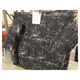 Blk w/grey marbling bed covers