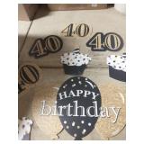 Birthday yard decorations