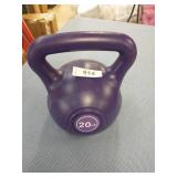 20 lb. kettle bell weight