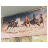 Running horses  wall art