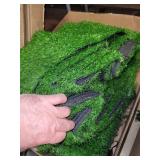 Various sizes of faux grass