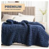 677776 Harth and stone chunky knit blanket