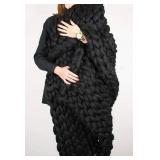 Merino Chunky knit blanket