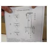 198965 Hanging light w/ 6 bulbs