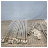 string lighting support poles