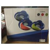 2 Grey pool intertube & Blue/white river tube floa