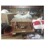 3 Applepicker, Pcnic basket 2) Red & white cabanna