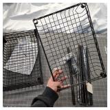 4 tier wire stand w/ deep baskets