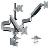 Huanuo desk mount w/ gas sping - triple monitor