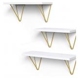 Storage gear floating shelves
