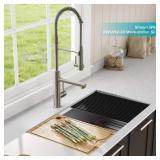 968637 Kraus Commercial style Kitchen faucet