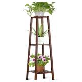 Foldshelf-05-3 3 tier wooden plant stand
