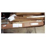 large assortment of tension & drape rods
