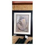 impressionistic nude 20x24" print