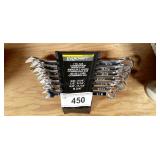 7pc SAE combination wrench set