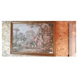 30x40" tapestry with gold frame