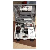 Rotozip Rotary tool in case w/ attachments