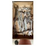 assortment of double open end wrenches