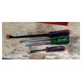 4pc prybars & LG screwdrivers