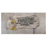Antique Feed sacks & nylon rope