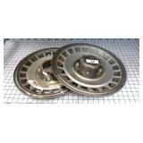 (2pc) 16" 5 bolt hubcaps