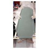 Foldable military style cot in red bag