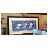 Duck decoy print 21x36"