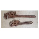 2pc Pipe wrenches