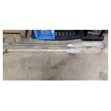 Pair of boat oars with locks