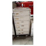 6 door large caster rolling shop cabinet