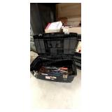 Toolbox w/ wrench and prybar assortment