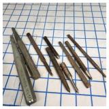 9pc drifts, punches, chizels