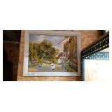 23x18" Oil on canvas floral scene