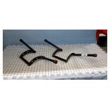 2pc black handlebars