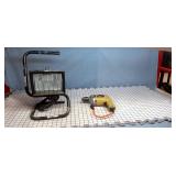 3/8" Black & decker drill & work light