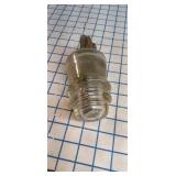 Hemmingray clear glass insulator