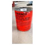 Texaco Aircraft hydraulic oil tin