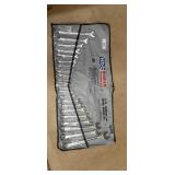 22pc Standard & Metric wrench set