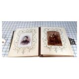 Antique Tin photo Album FULL
